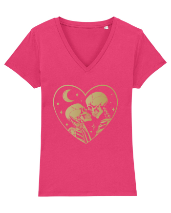 The Lovers Golden Heart Raspberry