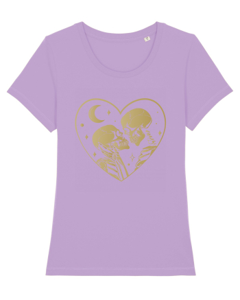 The Lovers Golden Heart Lavender Dawn
