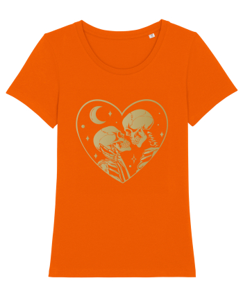 The Lovers Golden Heart Bright Orange