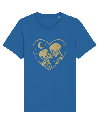 The Lovers Golden Heart Royal Blue
