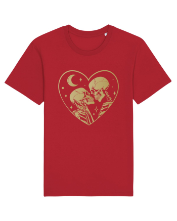 The Lovers Golden Heart Red
