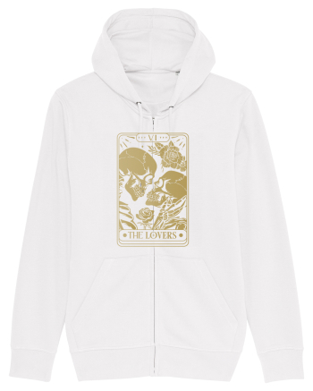 The Lovers Golden Tarot White