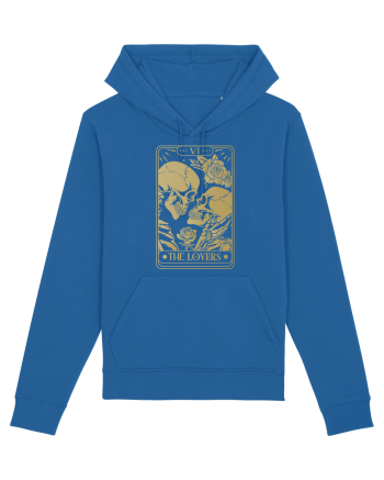 The Lovers Golden Tarot Royal Blue