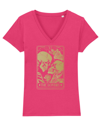 The Lovers Golden Tarot Raspberry