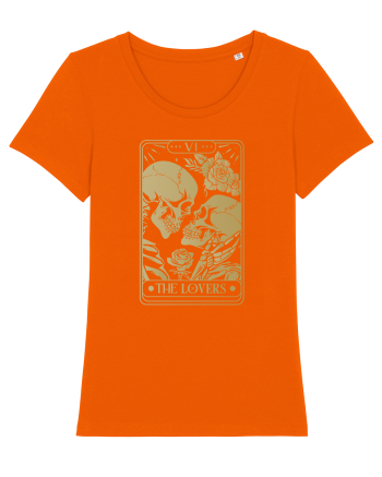 The Lovers Golden Tarot Bright Orange