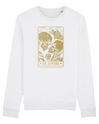 The Lovers Golden Tarot White