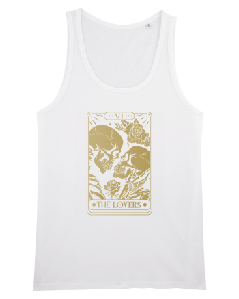 The Lovers Golden Tarot White