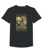 The Lovers Golden Tarot Tricou mânecă scurtă guler larg Bărbat Skater