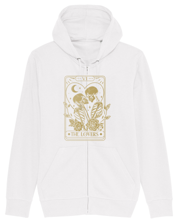 The Lovers Heart Tarot White