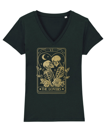 The Lovers Heart Tarot Black
