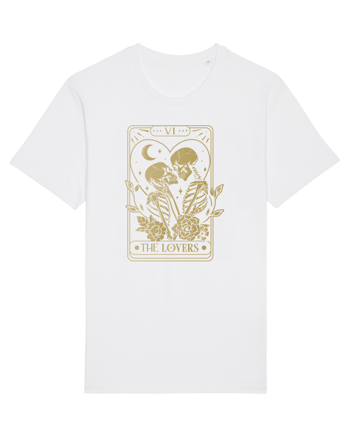 Tricou mânecă scurtă Unisex Rocker White