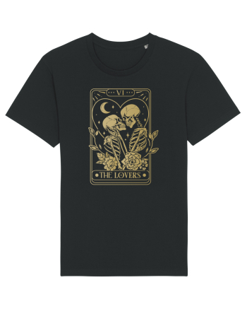 The Lovers Heart Tarot Black
