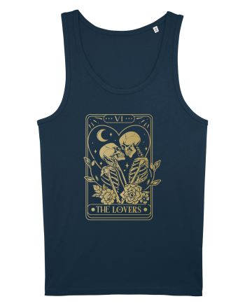 The Lovers Heart Tarot Navy