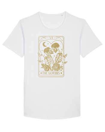 The Lovers Heart Tarot White