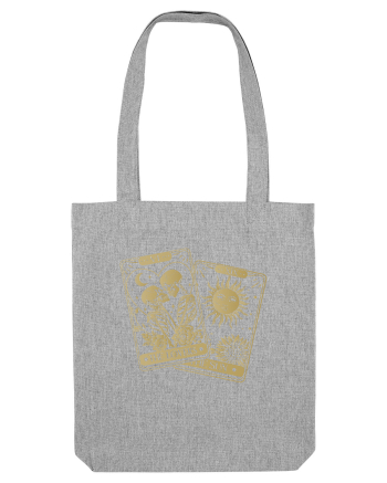 The Lovers Tarot Cards Gold Heather Grey