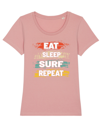 Eat Sleep Surf Repeat Canyon Pink