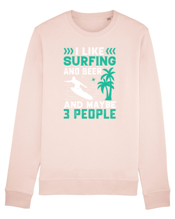 I Like Surfing And Beer And Maybe 3 People Candy Pink