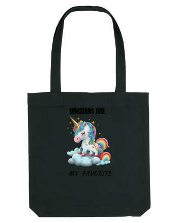 Unicorn dragut mesaj Unicorns are my favorite, design 1 Black