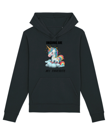Unicorn dragut mesaj Unicorns are my favorite, design 1 Black