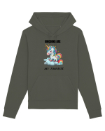 Unicorn dragut mesaj Unicorns are my favorite, design 1 Hanorac Unisex Drummer