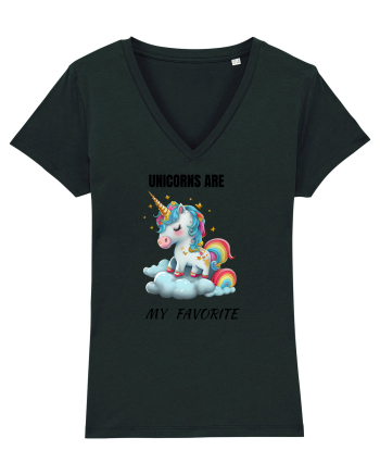 Unicorn dragut mesaj Unicorns are my favorite, design 1 Black