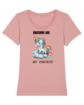 Unicorn dragut mesaj Unicorns are my favorite, design 1 Canyon Pink