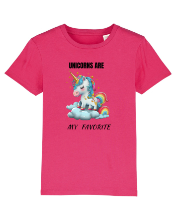 Unicorn dragut mesaj Unicorns are my favorite, design 1 Raspberry
