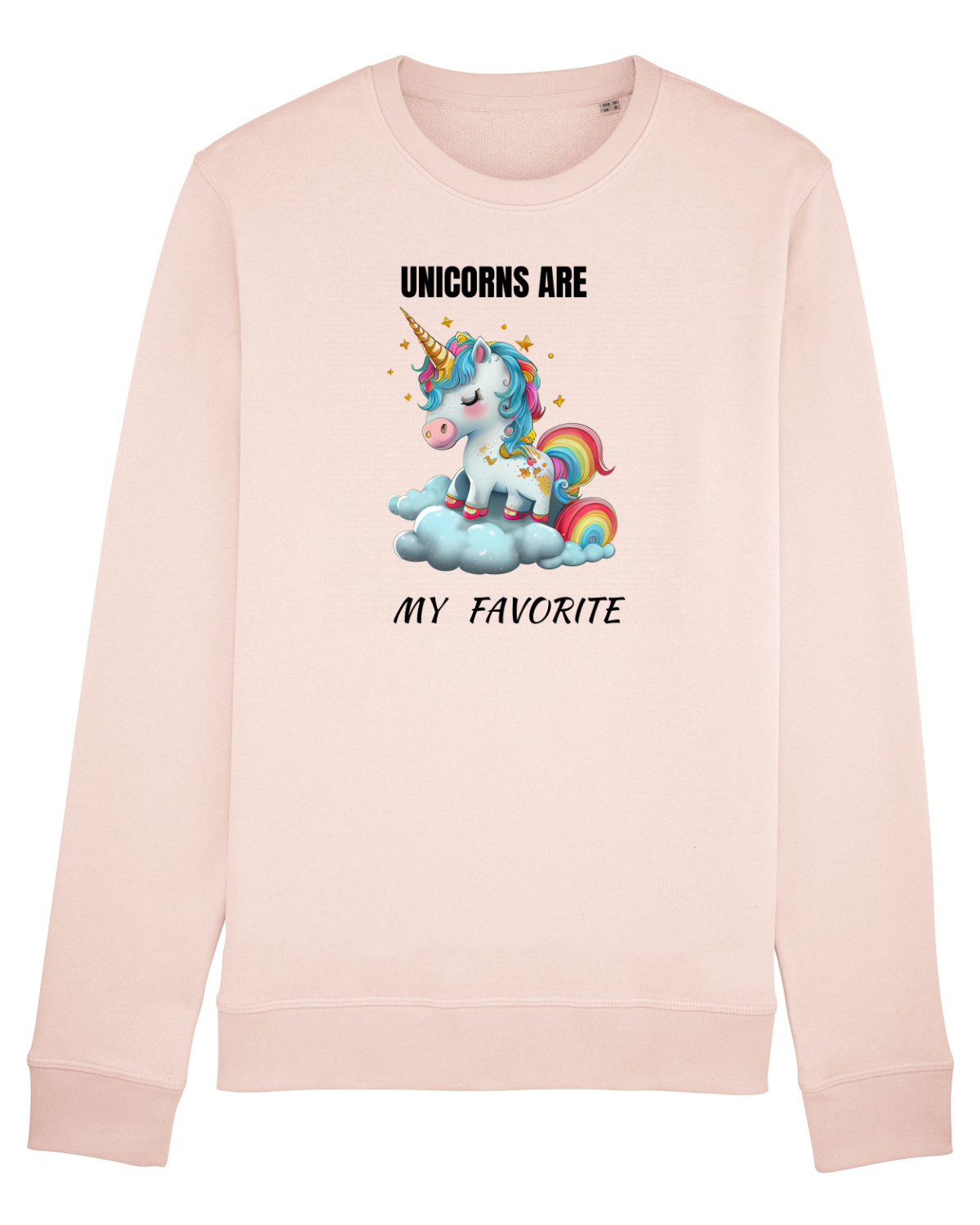 Bluză mânecă lungă Unisex Rise Candy Pink