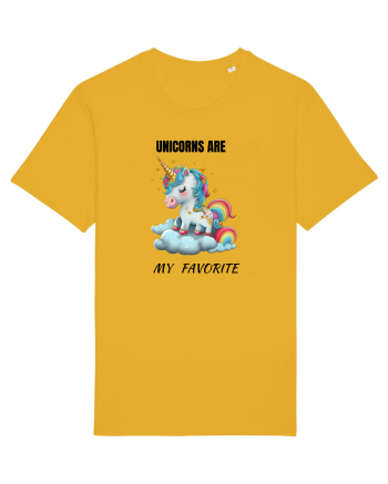 Unicorn dragut mesaj Unicorns are my favorite, design 1 Spectra Yellow