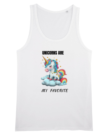 Unicorn dragut mesaj Unicorns are my favorite, design 1 White