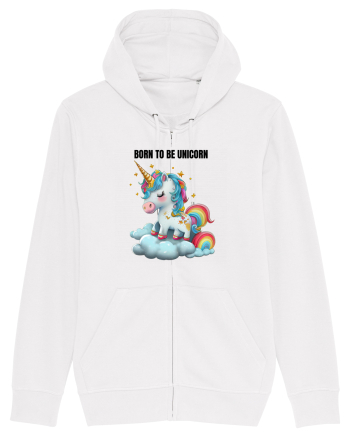 Unicorn dragut mesaj Born To Be Unicorn, design 1 White