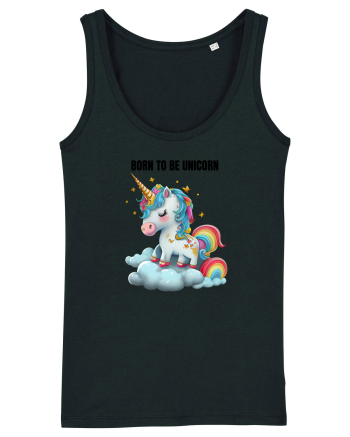Unicorn dragut mesaj Born To Be Unicorn, design 1 Black