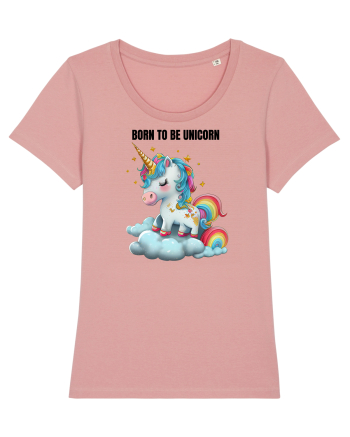 Unicorn dragut mesaj Born To Be Unicorn, design 1 Canyon Pink