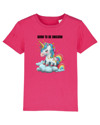 Unicorn dragut mesaj Born To Be Unicorn, design 1 Raspberry