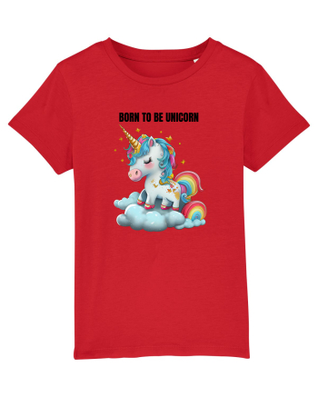 Unicorn dragut mesaj Born To Be Unicorn, design 1 Red