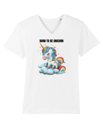 Unicorn dragut mesaj Born To Be Unicorn, design 1 White