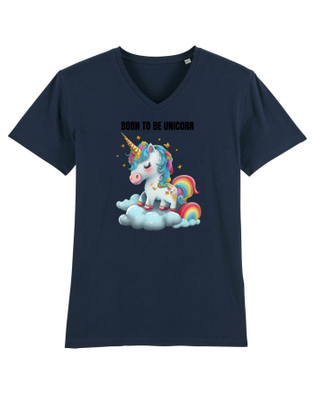 Unicorn dragut mesaj Born To Be Unicorn, design 1 French Navy