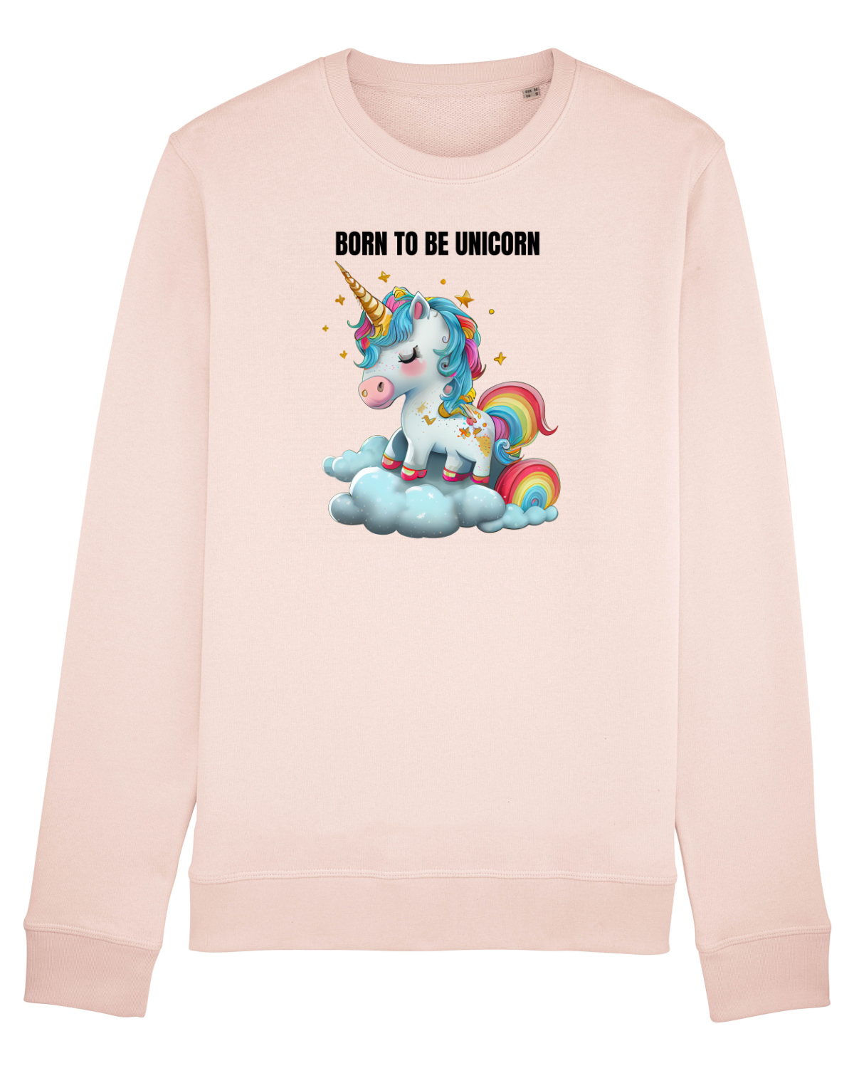 Bluză mânecă lungă Unisex Rise Candy Pink