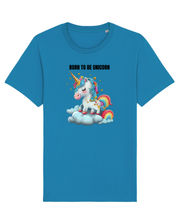 Unicorn dragut mesaj Born To Be Unicorn, design 1 Azur