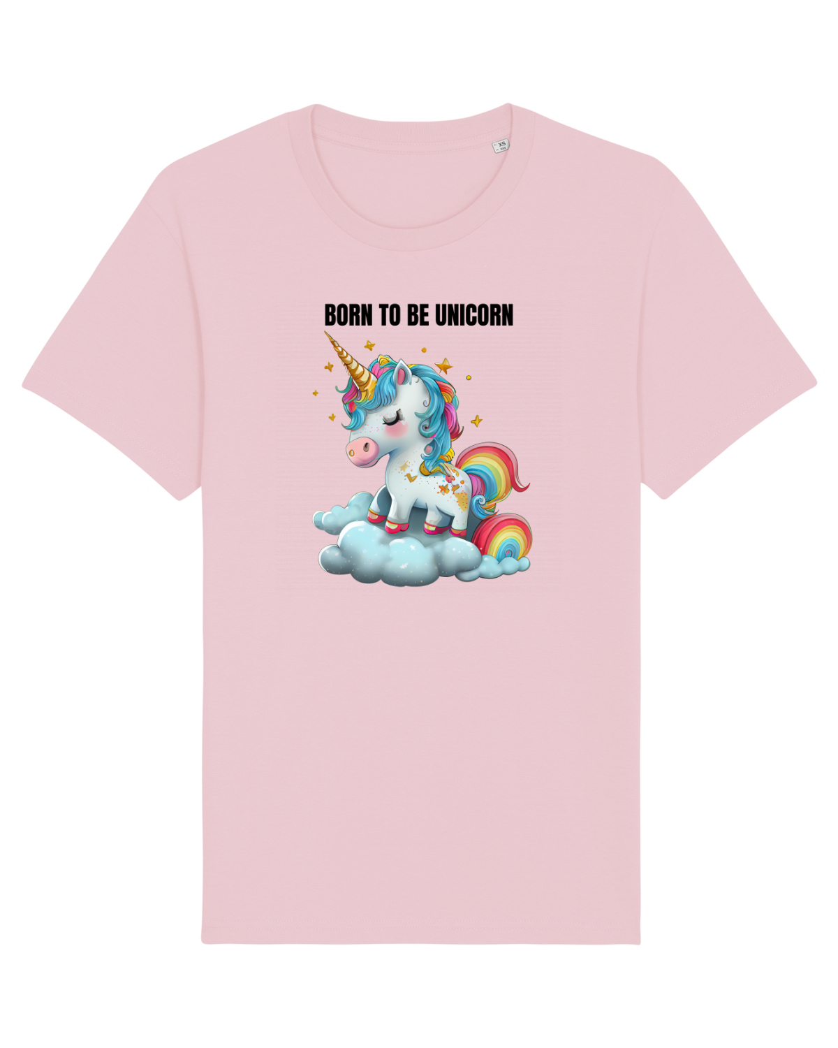 Tricou mânecă scurtă Unisex Rocker Cotton Pink