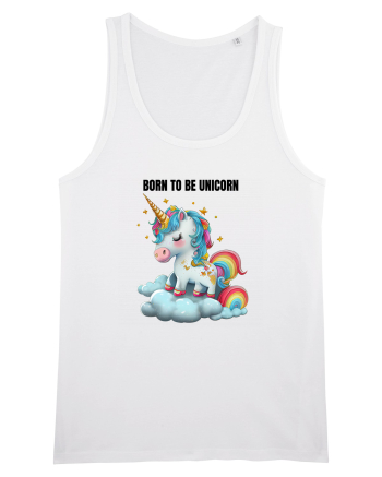 Unicorn dragut mesaj Born To Be Unicorn, design 1 White