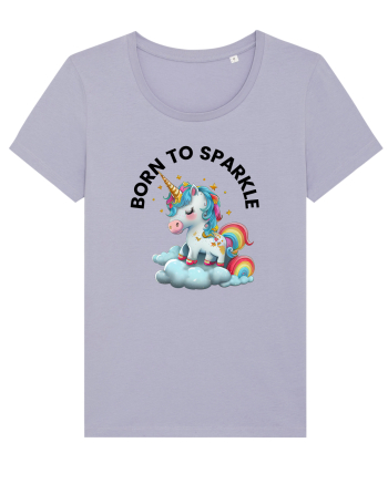 Unicorn dragut mesaj Born to Sparkle, design 1 Lavender