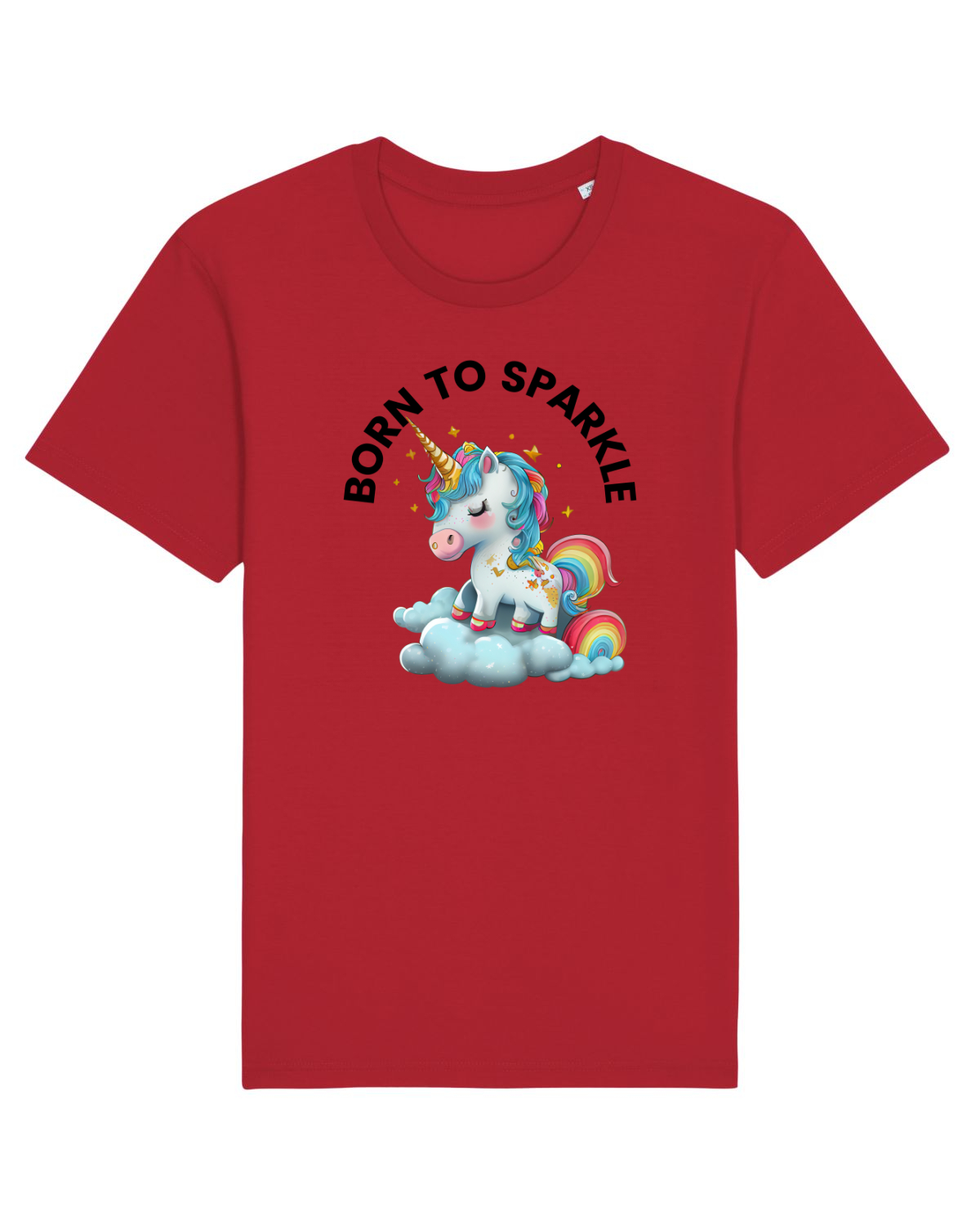 Tricou mânecă scurtă Unisex Rocker Red