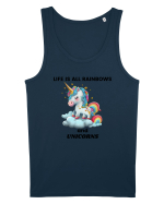 Unicorn dragut mesaj Life is all Rainbows and Unicorns, design 1 Maiou Bărbat Runs
