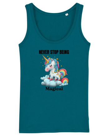 Unicorn dragut mesaj Never Stop Being Magical, design 1 Ocean Depth