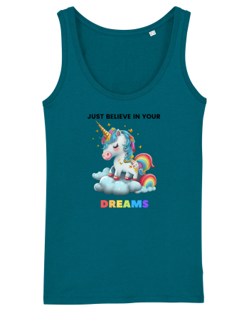 Unicorn dragut mesaj Just Believe in Your Dreams, design 1 Ocean Depth