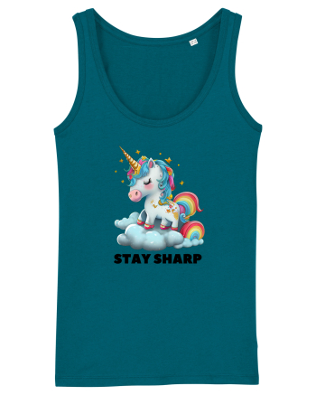 Unicorn dragut mesaj Stay Sharp, design 1 Ocean Depth