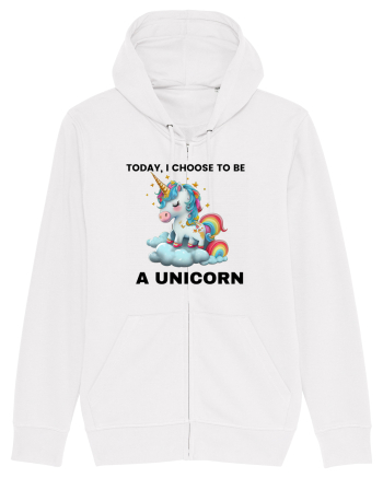 Unicorn dragut mesaj Today, I choose to be a unicorn, design 1 White