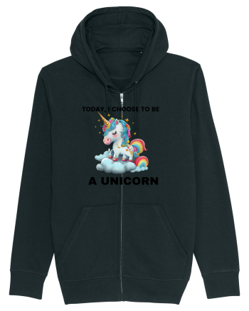 Unicorn dragut mesaj Today, I choose to be a unicorn, design 1 Black