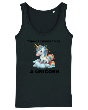 Unicorn dragut mesaj Today, I choose to be a unicorn, design 1 Black